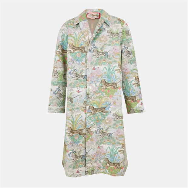 GUCCI: GUCCI Men's Tiger Waterproof Trench Coat