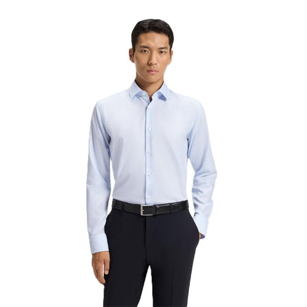 Boss: Boss Men's P Hank S Kent Long Sleeve Oxford Shirt
