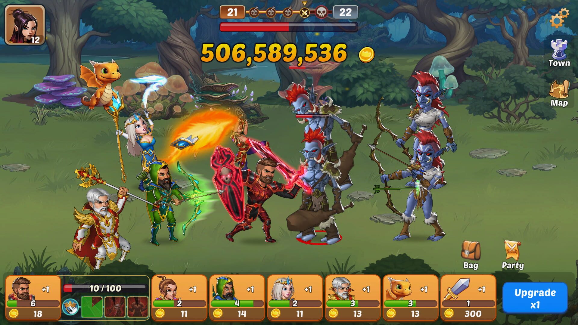 Firestone: Idle Clicker Online RPG screenshot 1