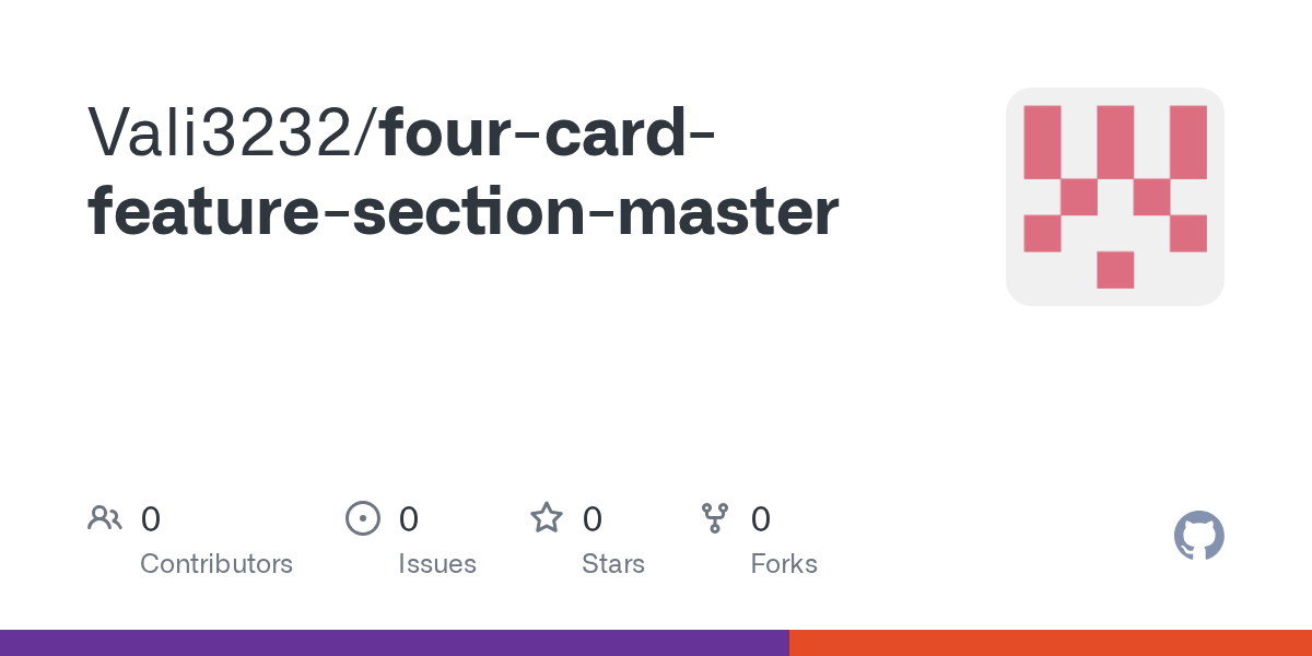GitHub - Vali3232/four-card-feature-section-master