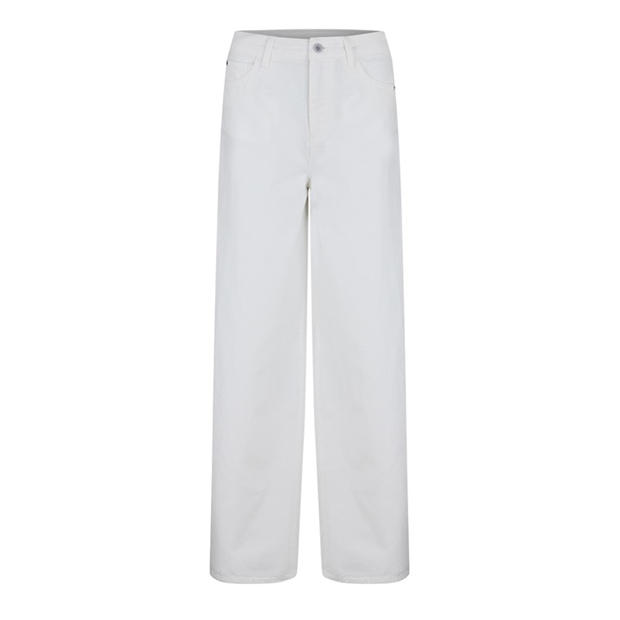 EMPORIO ARMANI: EMPORIO ARMANI Women's Pocketed Wide Leg Jeans
