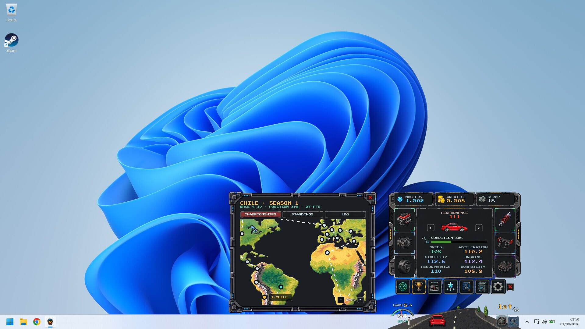 Desk Top Racer screenshot 2