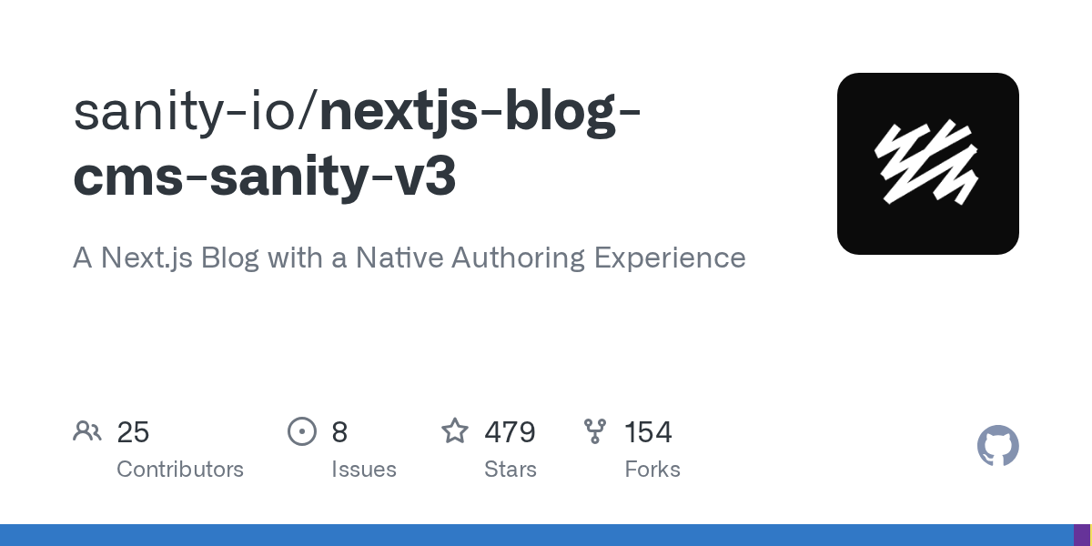 GitHub - sanity-io/nextjs-blog-cms-sanity-v3: A Next.js Blog with a...