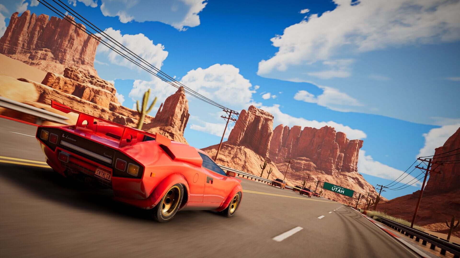 Synthalgia: Retro Arcade Racing screenshot 2