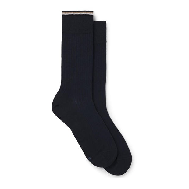 Boss: Boss Men's Light Rib Crew Socks