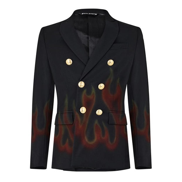 PALM ANGELS: PALM ANGELS Men's Burning Double Breasted Blazer