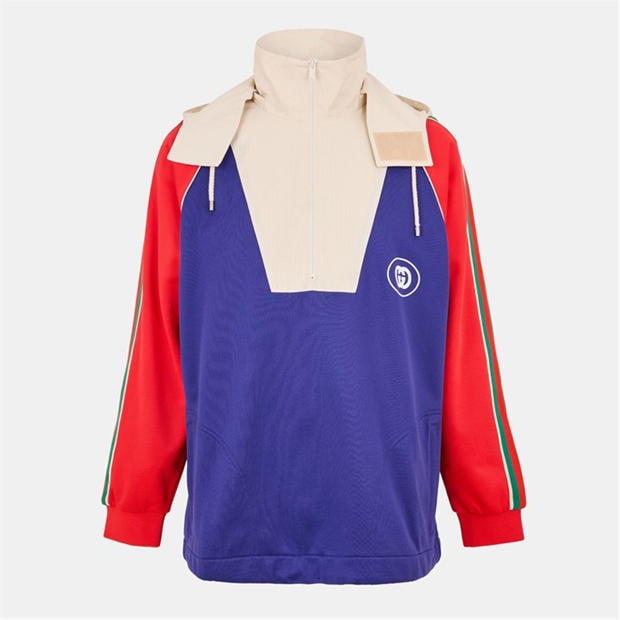 GUCCI: GUCCI Men's Cotton Jersey Zip Hoodie