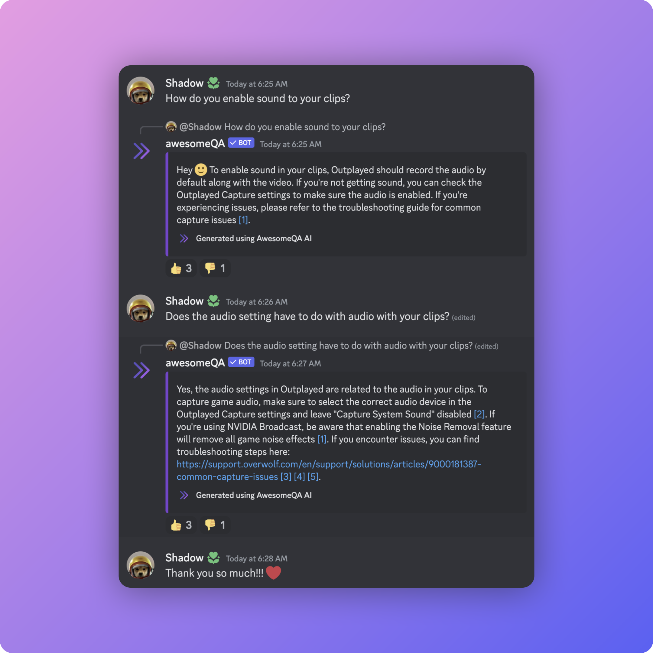 Community Reaction
