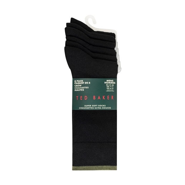 Ted Baker: Ted Baker Men's Formal Fine Knit Crew Socks