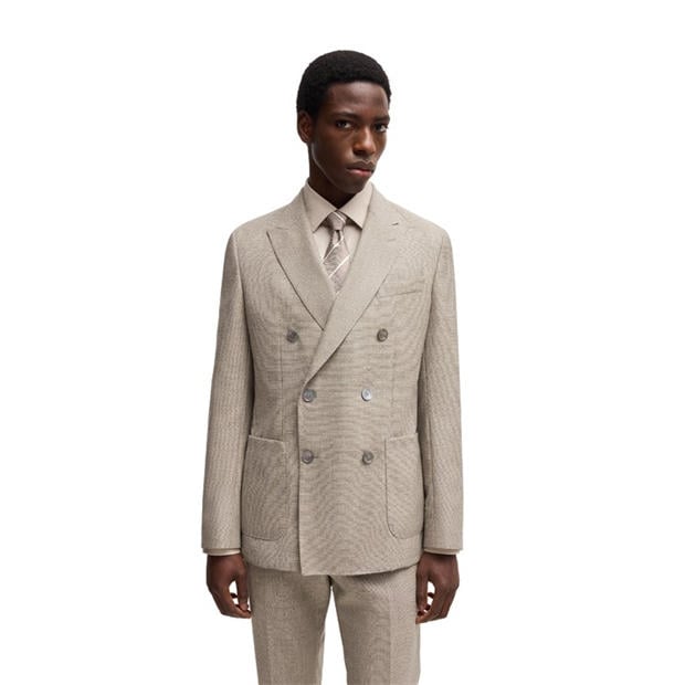 Boss: Boss Men's C Huge Double Breasted Formal Jacket