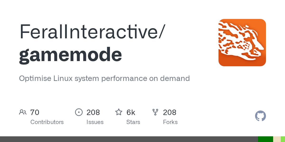 GitHub - FeralInteractive/gamemode: Optimise Linux system performan...