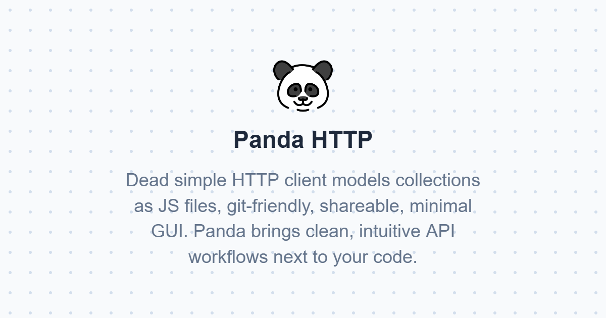 Panda - Postman/Bruno alternative