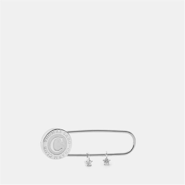 Thomas Sabo: Thomas Sabo Women's Silver Metal Badge