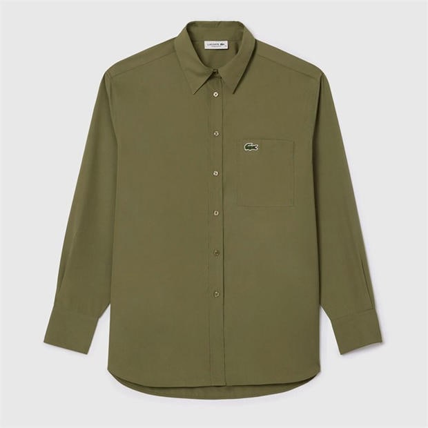 Lacoste: Lacoste Oversized Poplin Shirt