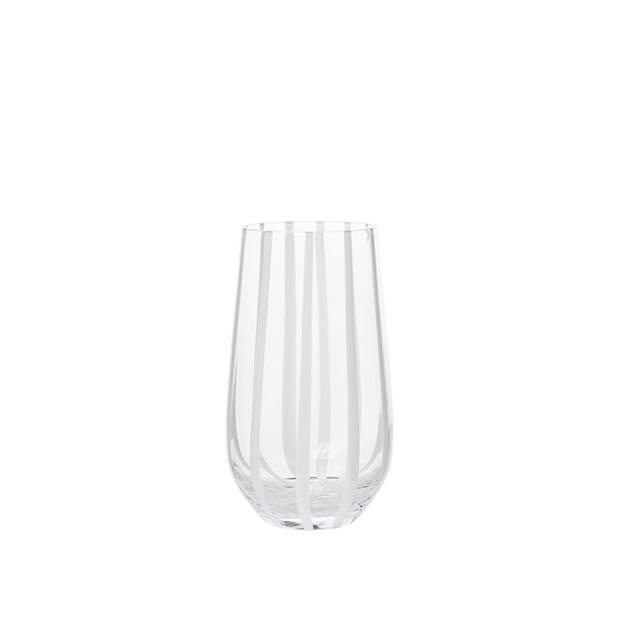 Broste Copenhagen: Broste Copenhagen Stripe Tumbler - Set of 4