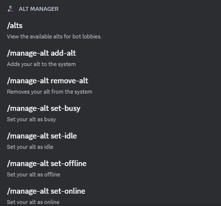 commands
